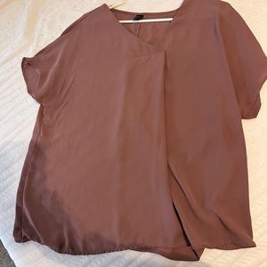 Burgundy blouse